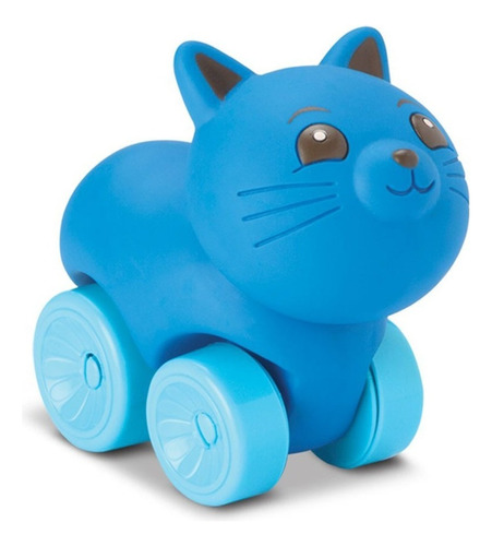 Brinquedo Coleção Bichinhos Sortidos Boneco Com Rodinha Roma Personagem Gato