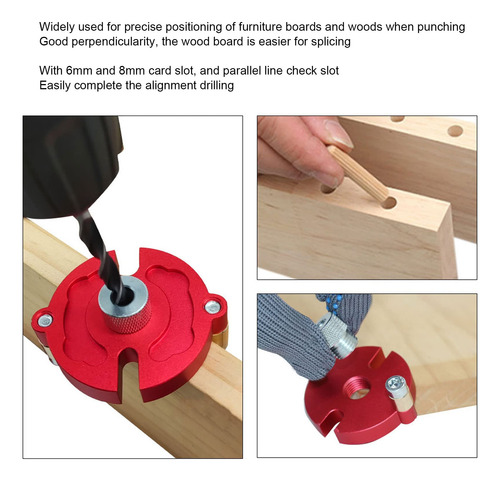 Plantilla De Alineación De Agujeros Self Centering Dowel Jig Color
