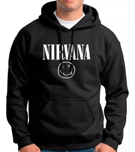 Blusa De Frio Moletom Agasalho Nirvana