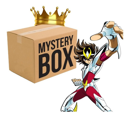 Imagen 1 de 1 de Caja Misteriosa Mistery Box Anime Caballeros Zodiaco Seiya