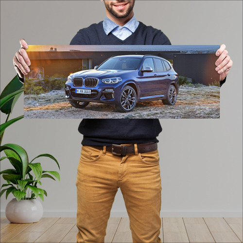 Cuadro 30x80cm Auto 2017 Bmw X3 M40i 66547 157