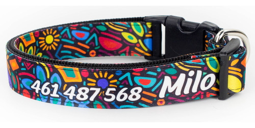 Collar Ajustable Mascotags Para Perro Personalizado