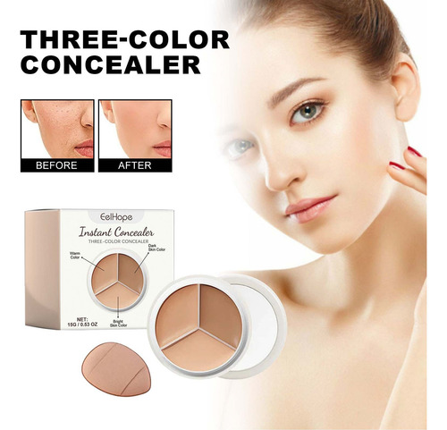 El Corrector De Tres Colores Oculta Las Ojeras Y La Pigmenta