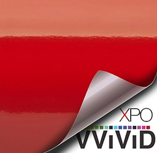 Vvivid Rollo De Pvc Para Envoltura De Automóvil Rojo Br