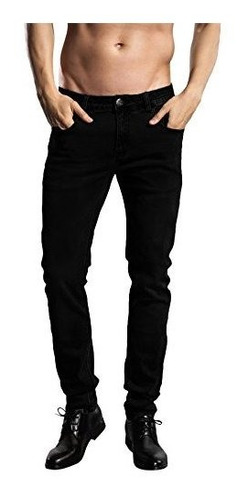 Zlz Slim Fit Jeans, Los Hombres Mas Jovenes De Moda Colorido