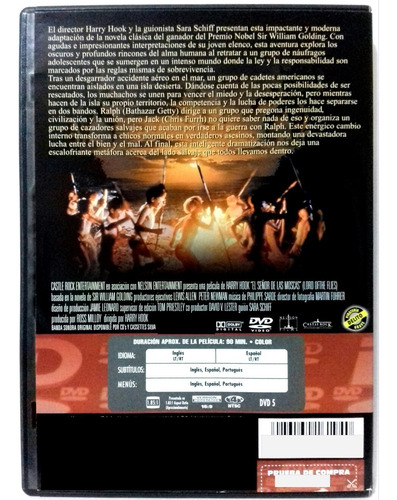 El Señor De Las Moscas Lord Of The Flies Dvd Original (Usado)