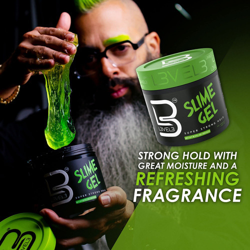 L3 Gel De Slime De Nivel 3, Gel De Peinado De Control Fuerte