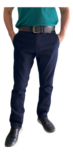 Calça Jeans Masculino Slim Com Bolso Faca Ogochi 002002001