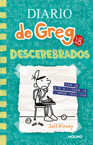 Descerebrados: No, de Jeff Kinney / Eva Almazán García., vol. 1. Editorial Molino, tapa pasta blanda, edición 1 en español, 2023