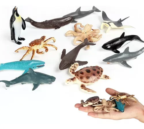 32 Piezas: Animal Polar Salvaje Del Ártico, Oso Y Ballena