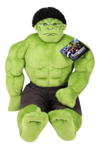 Jay Franco Avengers Plush Stuffed Hulk Pillow Buddy - Microf