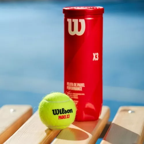 Tubo Pelotas Padel X 3 Wilson Performance Pelotitas Paddle