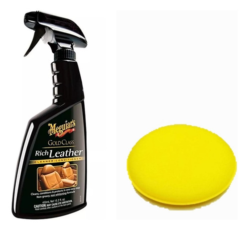 Meguiars Gold Class Rich Leather 3 En 1 Cuero Liampia Cuero