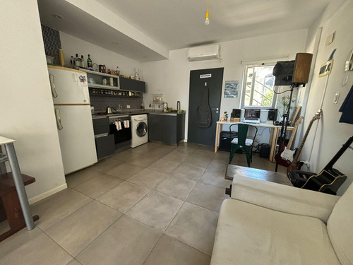 Venta Dpto Monoambiente Con Terraza Propia Y Cochera Cubierta