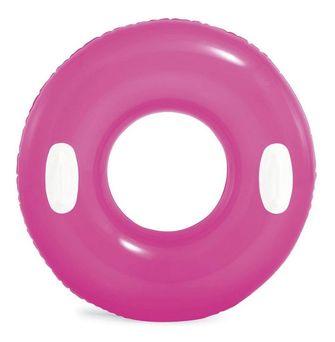 Flotador Inflable Intex 76 Cm High-gloss Tube Rosado // Bamo