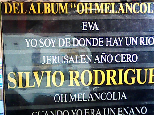 Vinilo De Silvio Rodriguez -oh Melancolia