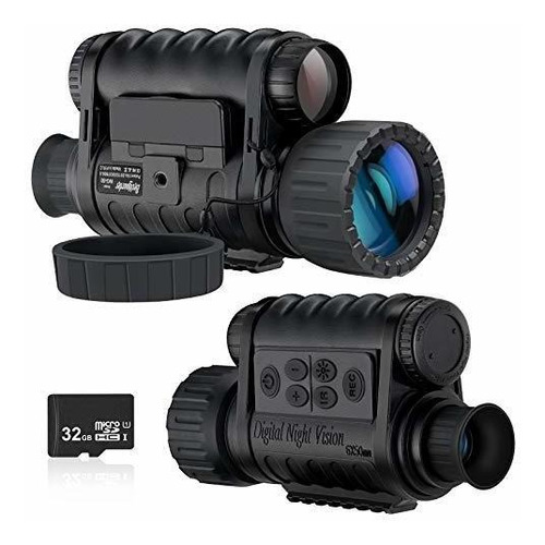 Night Vision Monocular, Hd Digital Infrared Camera Scope 6x