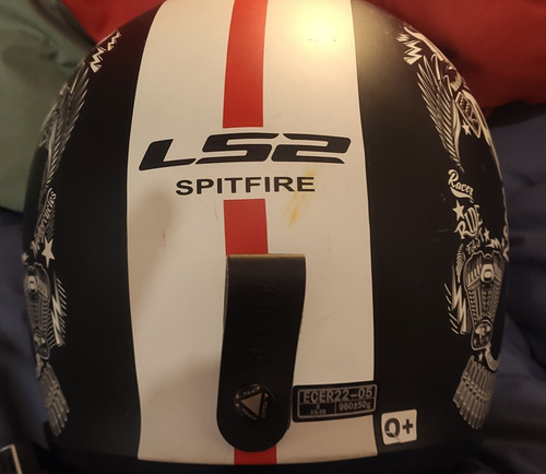 Casco Ls2- Abierto Talle S- Tres Usos Cardo Intercom Negro Sergeant S