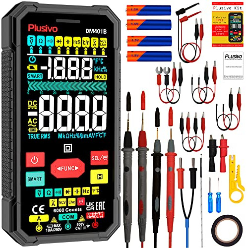 Multímetro Digital De 6000 Cuentas, Multímetro Inteli...