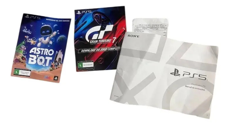 Console Playstation®5 Slim Digital - Pacote Astro Bot E Gran Turismo 7 - Branco · foto 5