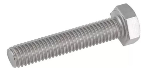 Parafuso Sextavado Rosca Inteira M14 X 70 Zincado - 10 Peças