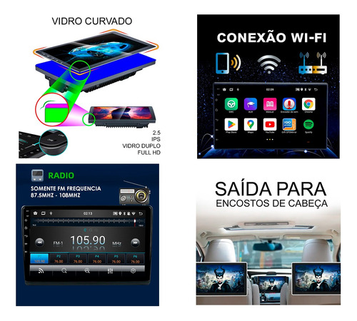 Central Multimidia Android Mercedes G55 Amg 2011 Carplay9pol