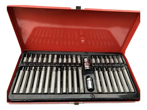 Set Kit Juego Puntas Corto Largo Torx Allen 40 Piezas 