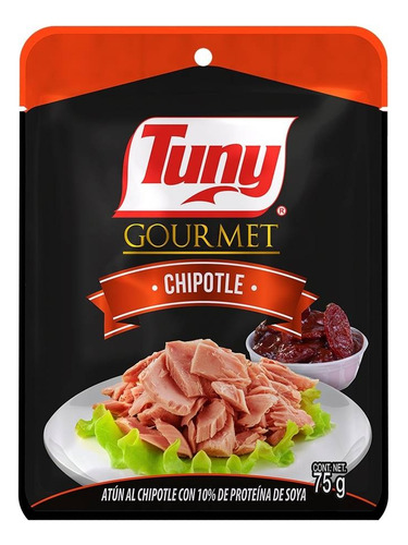2 Pza AtĂșn Tuny Gourmet Con Salsa Chipotle 75 G