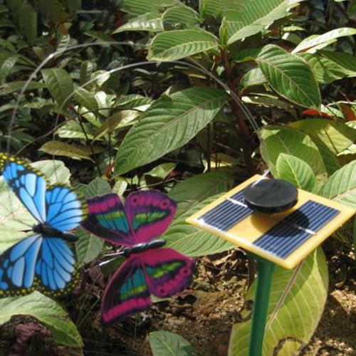 Estaca De Mariposa Voladora Mariposa De Estaca De Jardín Sol
