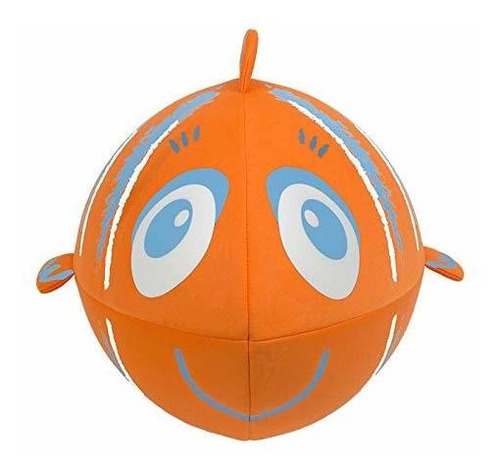 27  Inflable Naranja Y Azul Pescado Piscina Bola