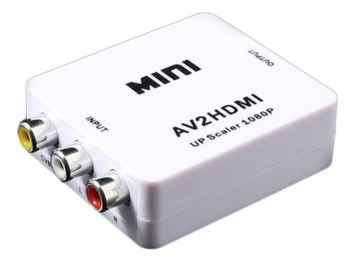 Conversor Adaptador De Video Av Audio Video Rca A Hdmi 