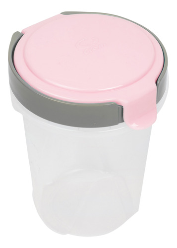 Tarro Contenedor 2l Tapa Rosa Flip Top Crom