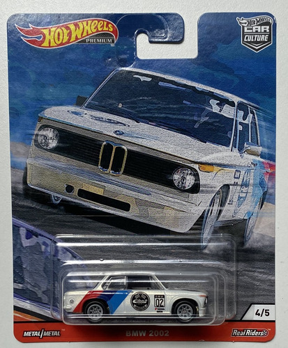 Hot Wheels Premium Door Slammers 4/5 - Bmw 2002 Color Blanco