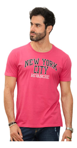 Camiseta Bordada New York City Revanche