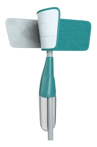 Mop Spray Fit Microfibra Verde Reservatório 365ml Flash Limp