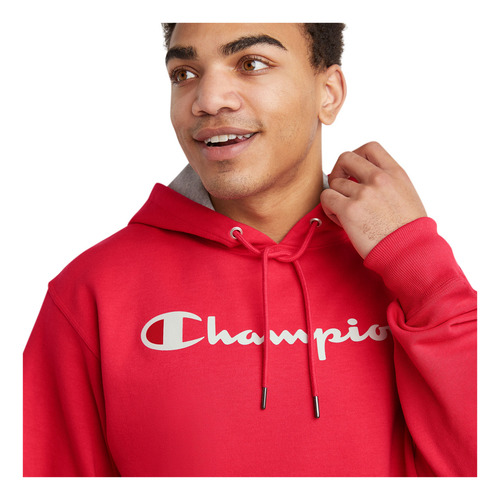 Poleron Powerblend Graphic Hombre Champion