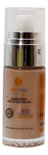 Protector Solar Facial Spf 50 Emikiu Con Color Honey 40g