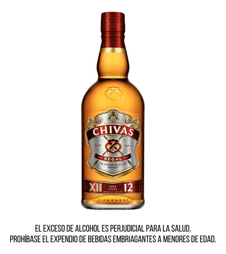 Whisky Chivas Regal 12 Años 700ml - mL a $204
