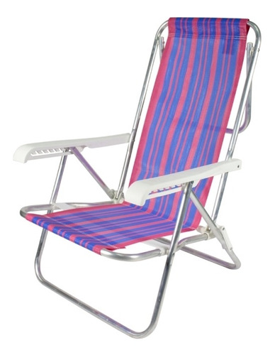Cadeira De Praia Reclinável 8 Posições Belfix