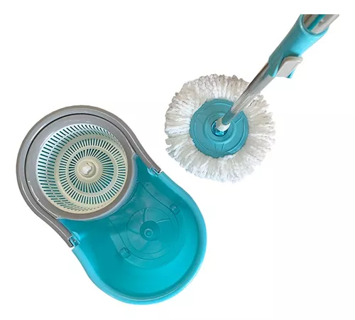 Balde Spin Mop 360 Com Esfregão Completo e Refil Flash Limp