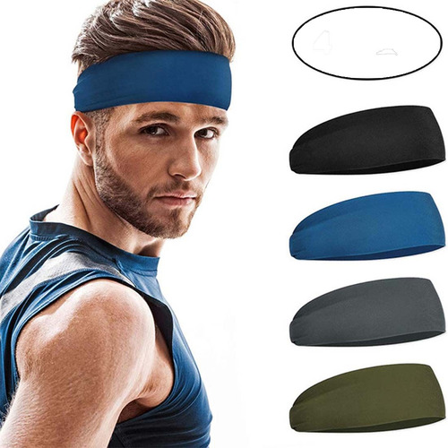 Diadema Deportiva Para Hombre, Elástica, Fútbol