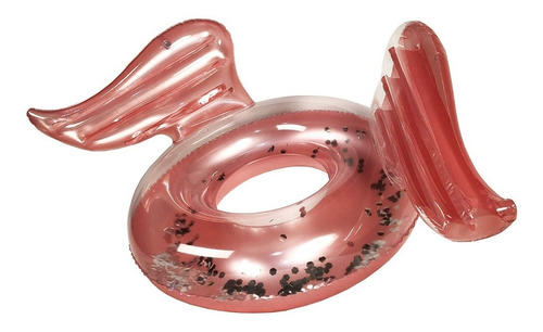 Inflable Flotador Con Alas Y Glitter Grande New Verano 2020