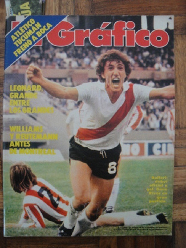 El Grafico 3233 River Boca Leonard Casi Peñarol Reutemann