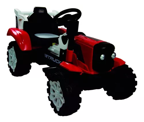Montable Tractor Eléctrico Para Niños Con Luces Y Sonido