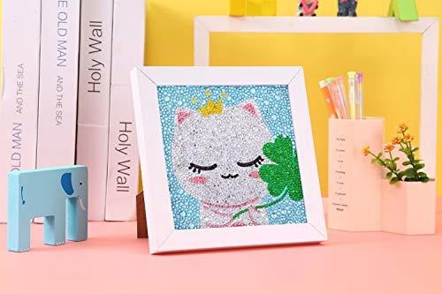 Piero Lusso Easy Diamond Painting Kits for Kids Full Drill by Number Rhinestone with Wooden Frame Pictures Arts Craft for Home Wall Decor Gift Toucan 6X6 Inches 