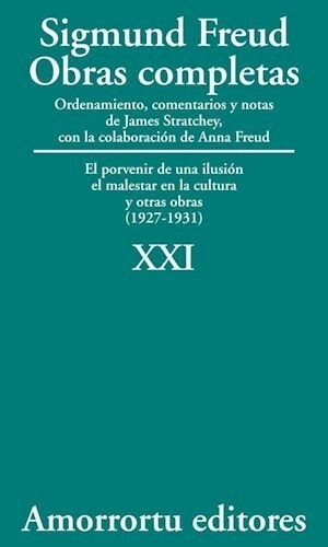 Obras Completas Tomo Xxi - Freud Sigmund (libro) - Nuevo