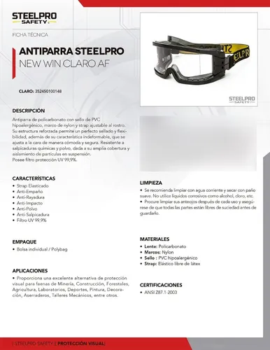 Antiparra steelpro new win hotsell
