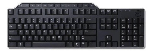 Teclado Dell KB522 QWERTY inglés US color negro