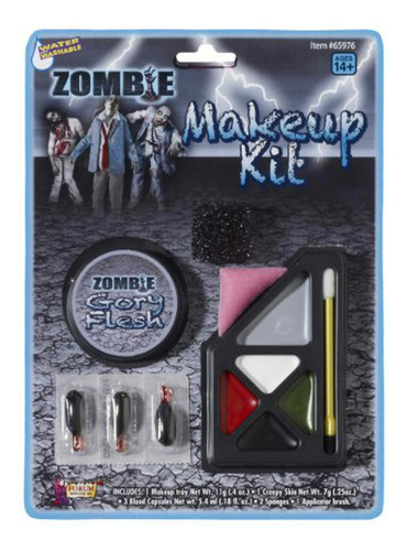 Maquillaje Para Disfraz - Kit De Maquillaje Gory Zombie.