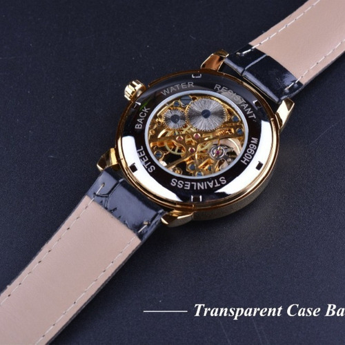 Reloj Forsining Fashion Mechanical Skeleton Para Hombre